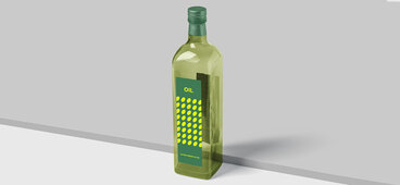Imprime etiquetas adhesivas para aceite y vinagre 